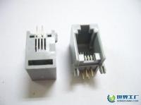 連接器件新選擇 RJ11電話插座/4P4C/灰白色